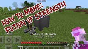 How To Make Potion Of Strength In Minecraft
